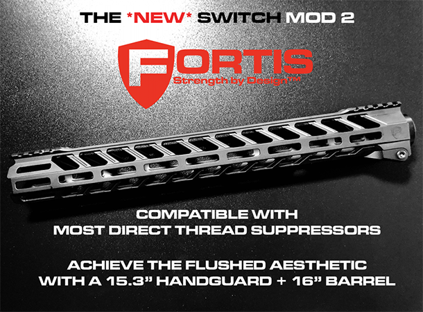 ワンタッチなハンドガード FORTIS Switch 556 MOD2がアイアンエア 