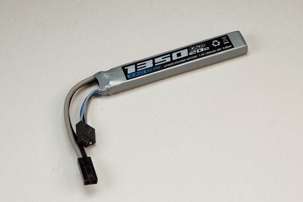 ZAC LiPo 7.4V 1350mAhストックインスティック