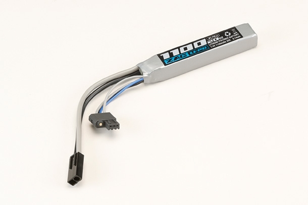 ZAC LiPo 7.4V 1100mAh 次世代バッファチューブイン