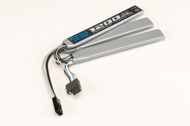 ZAC LiPo 11.1V 1200mAh カスタムガン用サドルパック