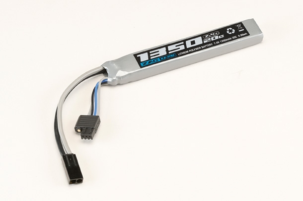 ZAC LiPo 7.4V 1350mAh ストックインスティック