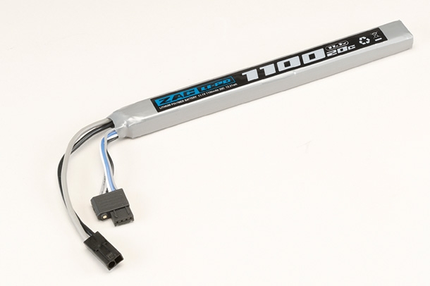 ZAC LiPo 11.1V 1100mAh カスタムガン用AK対応型ロングタイプ