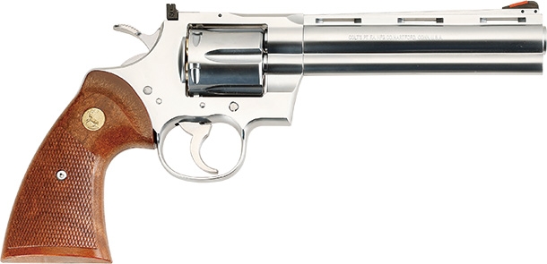 ColtPython357Mag6inchR-modelステンレス フィニッシュ Colt Python .357Magnum 6inch R-model Stainless Finish