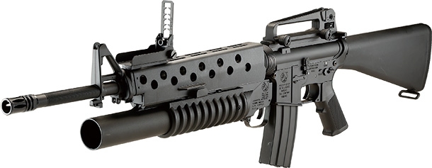 E&C COLT M16 with M203グレネードランチャー （Kestrel V2 BASIC搭載）電動ガン（COLT Licensed）