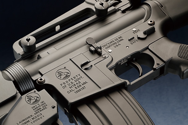 E&C COLT M16 with M203グレネードランチャー （Kestrel V2 BASIC搭載）電動ガン（COLT Licensed）