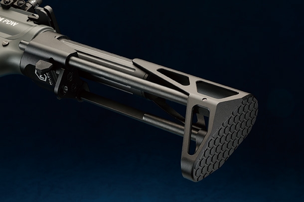 E&C DDM4 PDW SBR 6インチ（Kestrel V2 BASIC搭載）電動ガン ブラック／デザートカラー／グレー