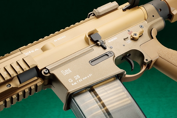 E&C H&K G28 16インチ（Kestrel V2 BASIC搭載）電動ガン ブラック＆タンカラー