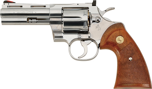 タナカコルトパイソン4インチスチールフィニッシュモデルガン タナカワークス COLT パイソン 357 R-model スチール