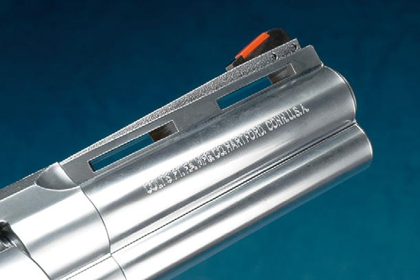 タナカ コルトパイソン.357マグナム 4インチ “R-model” ステンレスフィニッシュモデルガン