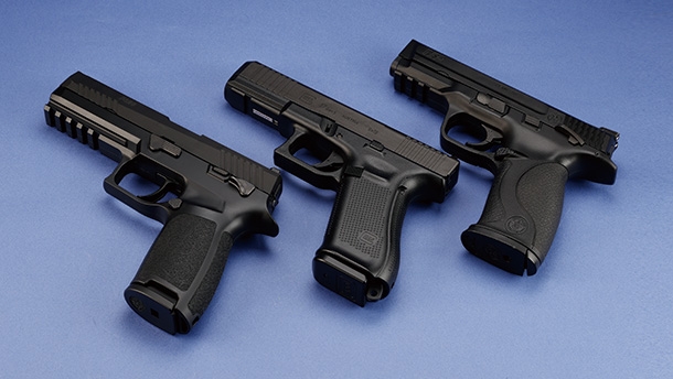 ポリマーフレームオート徹底比較「P320フルサイズ vs G17 Gen5 MOS vs M&P9」