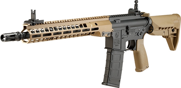 E&C Geissele SMR MK14 9.5インチ&13.5インチ(Kestrel V2 BASIC搭載)電動ガンBK/DE(COLT Licensed)