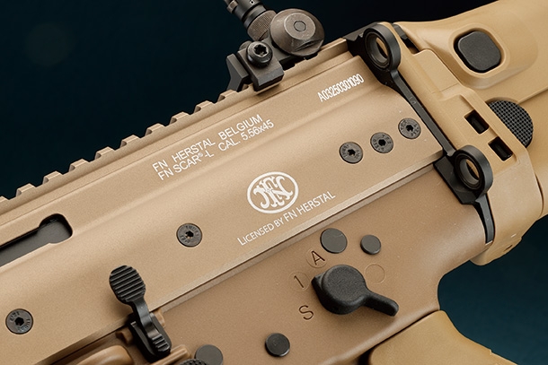 Guns Modify×CYBER GUN SCAR-L MK2 ガスブローバック（MWS System）JP ver. (FN HERSTAL Licensed）BK／デザートカラー