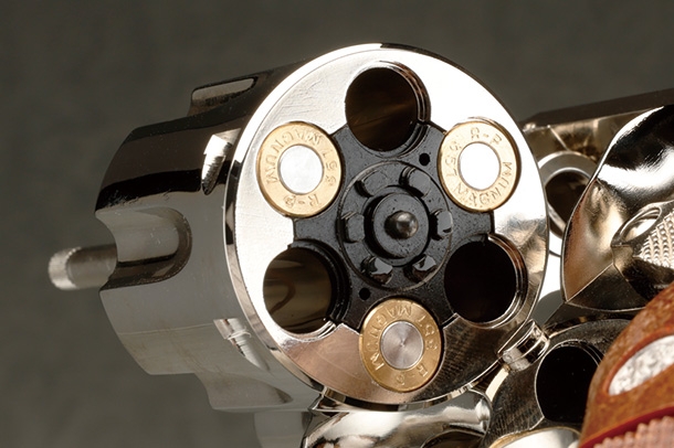 タナカ スミス＆ウェッソンM27“ザ.357マグナム” 3-1/2インチ ニッケルフィニッシュモデルガン