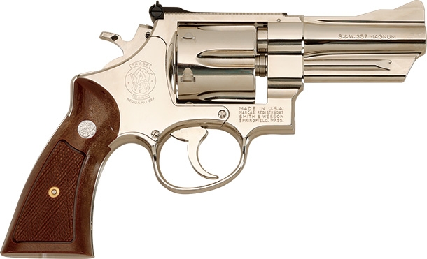 タナカ スミス＆ウェッソンM27“ザ.357マグナム” 3-1/2インチ ニッケルフィニッシュモデルガン