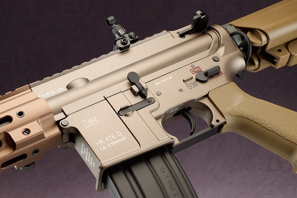 E&C H&K HK416D CQB GESSELE SMR 10.5インチ（Kestrel V2 BASIC搭載）電動ガン デザートカラー