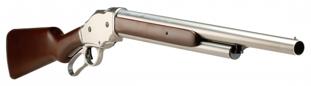 S&T　M1887レバーアクションガスショットガンリアルウッドSilver