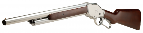 S&T　M1887レバーアクションガスショットガンリアルウッドSilver
