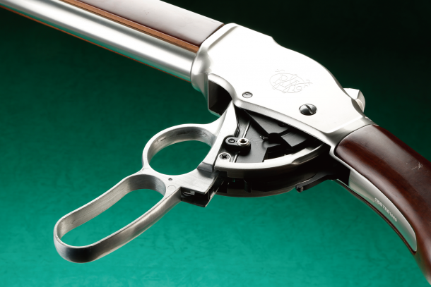 S&T　M1887レバーアクションガスショットガンリアルウッドSilver