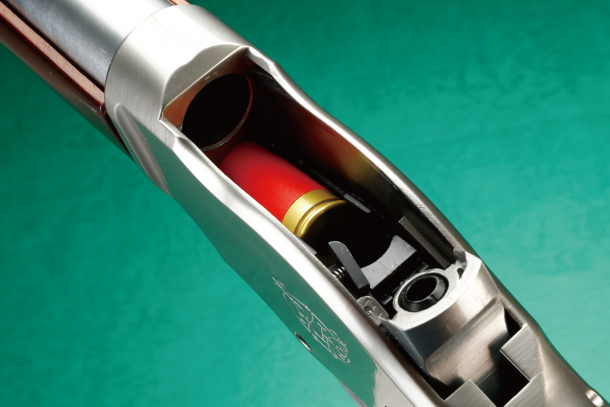 S&T　M1887レバーアクションガスショットガンリアルウッドSilver