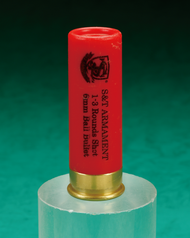 S&T　M1887レバーアクションガスショットガンリアルウッドSilver