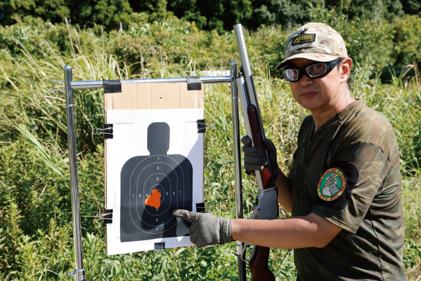 S&T　M1887レバーアクションガスショットガンリアルウッドSilver