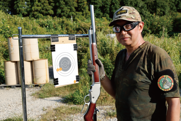 S&T　M1887レバーアクションガスショットガンリアルウッドSilver