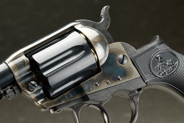 ハートフォード コルトM1877ライトニング 45周年記念モデルABSカスタム・ケースハードン／6インチ＆4.5インチオールシルバー