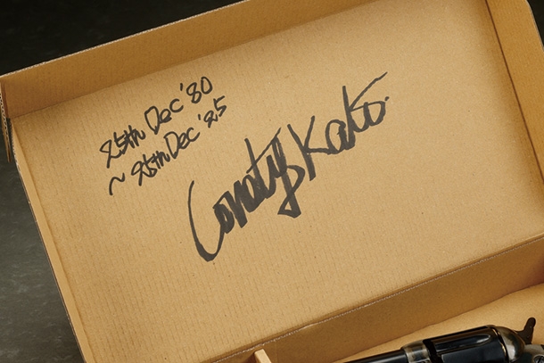 ハートフォード コルトM1877ライトニング 45周年記念モデルABSカスタム・ケースハードン／6インチ＆4.5インチオールシルバー