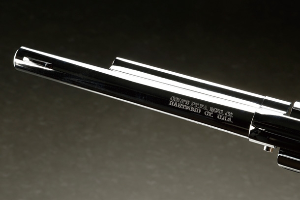 ハートフォード コルトM1877ライトニング 45周年記念モデルABSカスタム・ケースハードン／6インチ＆4.5インチオールシルバー