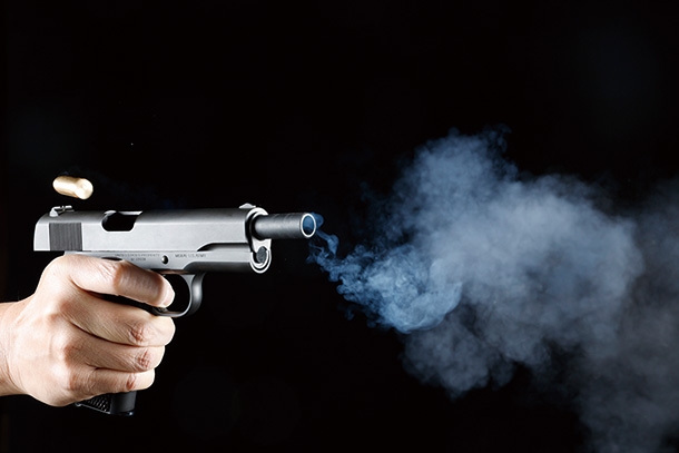 タニオ・コバ×MULE GM-7.5 M1911A1ミリタリーブラック トリプルキャップカートモデル