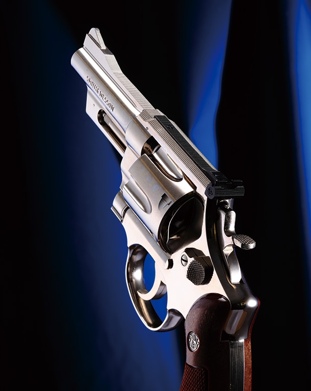 タナカ スミス＆ウェッソンM27 “ザ.357マグナム”4インチ ニッケルフィニッシュモデルガン