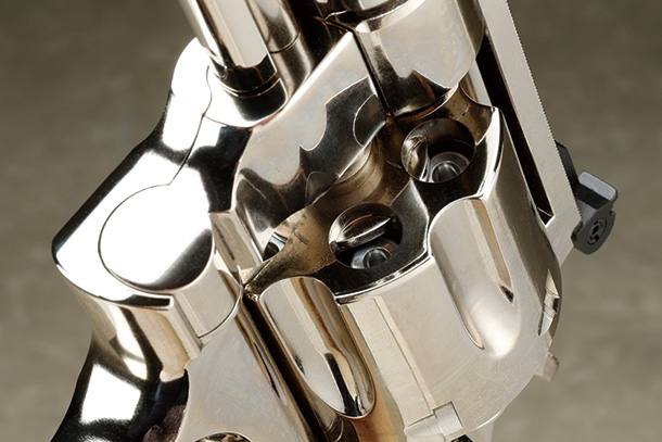 タナカ スミス＆ウェッソンM27 “ザ.357マグナム”4インチ ニッケルフィニッシュモデルガン