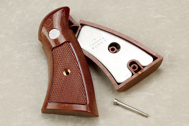 タナカ スミス＆ウェッソンM27 “ザ.357マグナム”4インチ ニッケルフィニッシュモデルガン