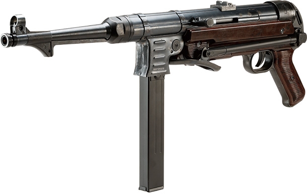 AGM MP40 フルメタル電動ガン（黒染め版）リアルウッドBK＆Brown