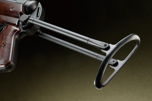 AGM MP40 フルメタル電動ガン（黒染め版）リアルウッドBK＆Brown