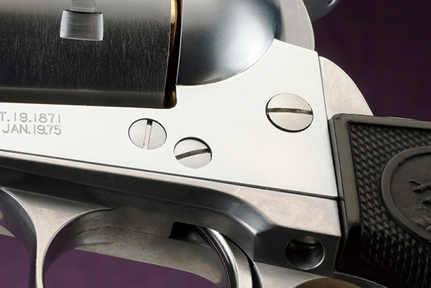 タナカ ペガサス2ガスガンシリーズ SAA 2ndジェネレーション4-3/4インチ ノンフルーテッドシリンダー・ステンレスフィニッシュガスガン