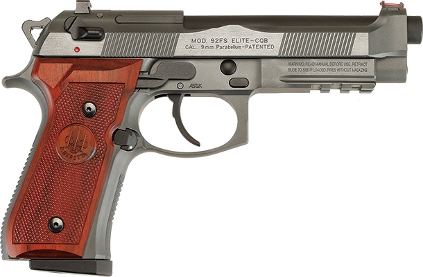 ウエスタンアームズ ベレッタM92FSブリガディアエリート 木製グリップ付き