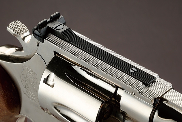 タナカ スミス＆ウェッソン M27 “ザ. 357マグナム” 5インチ ニッケルフィニッシュモデルガン