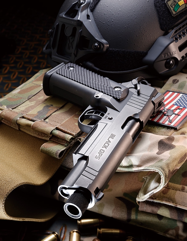 ウエスタンアームズ パラオーディナンスブラックOPSサイレンサー付き