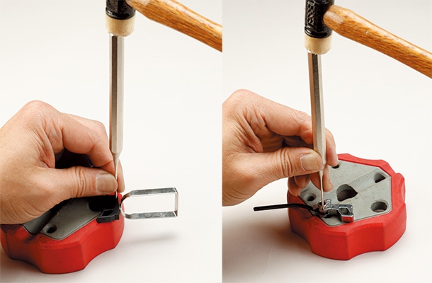 トリガー／ハンマーの組み込み