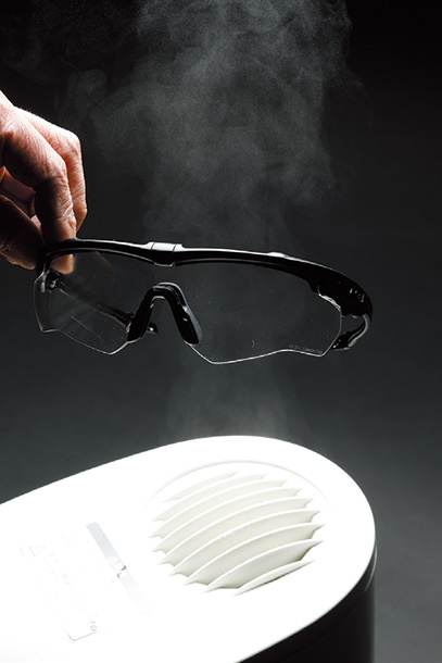 ESSアイウエアの特徴■レンズが曇りにくい