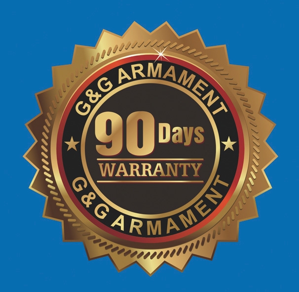 G&Gアーマメントは海外メーカーだが、正規輸入品についてのみ購入日より90日以内に生じた破損や不具合を保証している