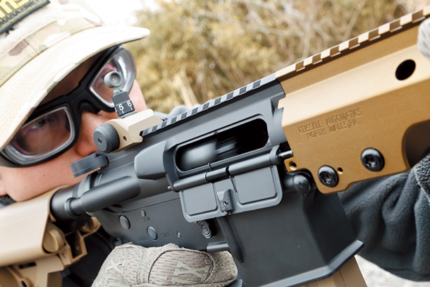 E&C GEISSELE SMR MK16 URG-I 9.5インチ（E-BOLT SYSTEM搭載）電動ガン デザートカラー（COLT Licensed）