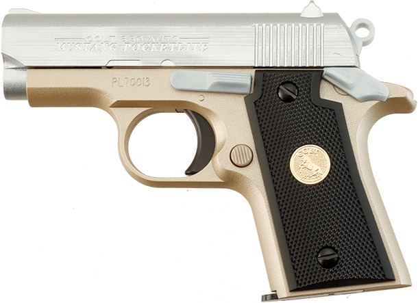 クラウンモデル ハイランクエアハンドガン コルトマスタング オールシルバー