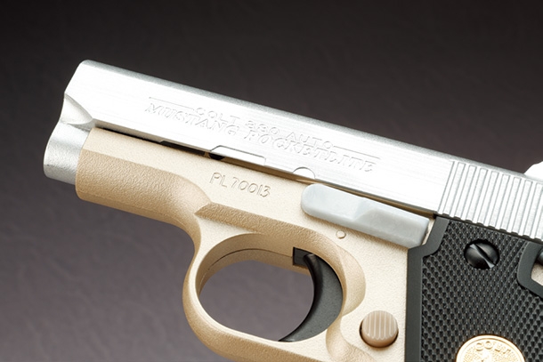 クラウンモデル ハイランクエアハンドガン コルトマスタング オールシルバー