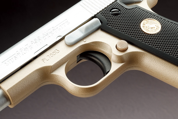 クラウンモデル ハイランクエアハンドガン コルトマスタング オールシルバー