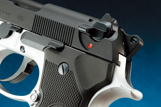 タナカ ベレッタ92F／92FS　プロフェッショナルコンプ エボリューション2 HW ツートン／オールブラック with サプレッサーモデルガン