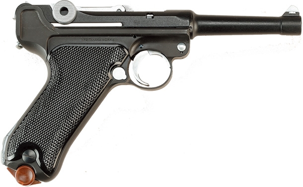 タナカ 新型ルガーP08ガスブローバックガン