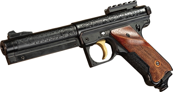 KJ WORKS ルガー MK1 22ターゲットピストルSILENT EVOカスタム『CHAOS・KEY -カオス・キー-』