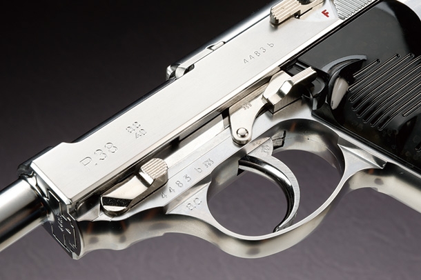 マルゼン ワルサーP38（ac40.s）シルバー ガスブローバックガン